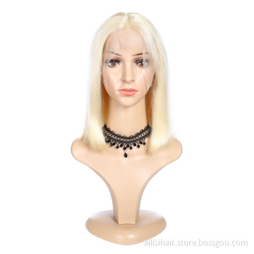 Wholesale 613 Blonde Bob Human Hair Wigs Wholesale Price Peruvian Short 613 Human Hair Lace Front Wigs For Black Women